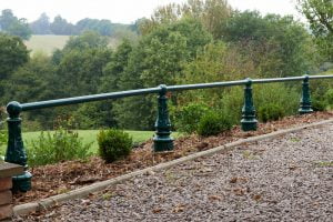 Park View steel railings outside house