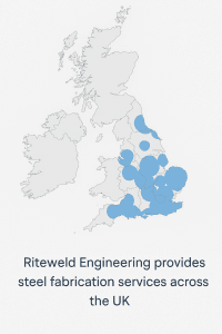 Riteweld Engineering provides steel fabrication services across the UK
