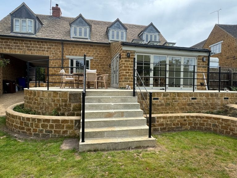 Project Feature: Custom Patio Railing at Dairy Cottage